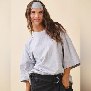 Favorite Oversized T - Heather gray